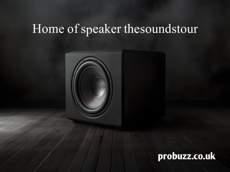 Home of Speaker TheSoundsTour: A Complete Guide to the Audio Experience, Features, and Community