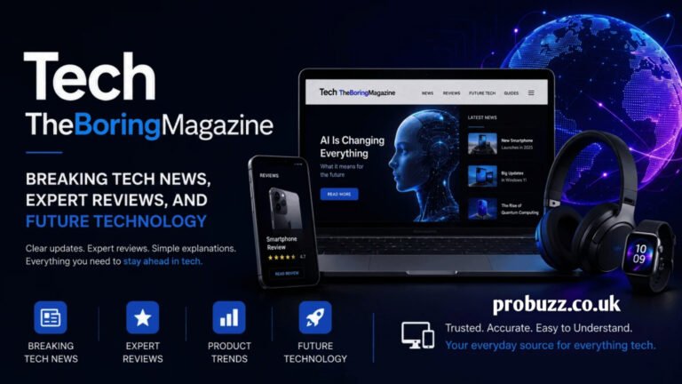 Tech TheBoringMagazine: A Practical Guide to Smart Technology Trends, Reviews, and Digital Innovation