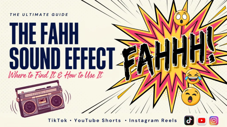The Ultimate Guide to the Fahh Sound Effect: Where to Find It and How to Use It Fahh Sound Effect