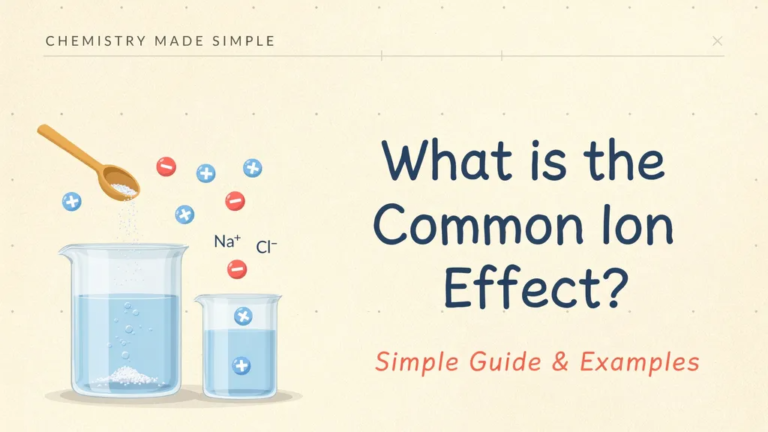 Common Ion Effect