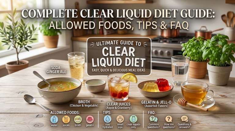 Complete Clear Liquid Diet Guide: Allowed Foods, Tips & FAQ Clear Liquid Diet