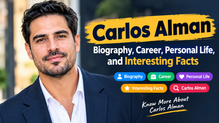 Carlos Alman: Biography, Career, Personal Life, and Interesting Facts Carlos Alman